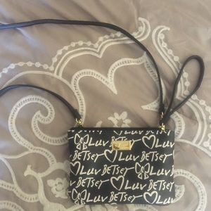 Betsey Johnson crossbody/wristlet